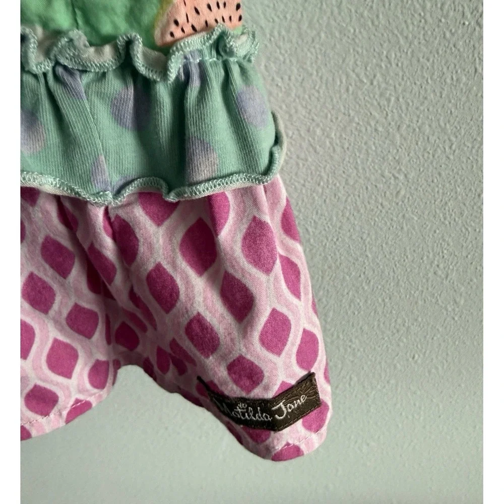 Matilda Jane Adventure Begins Slice of Life Watermelon Dress Size 10 Summer